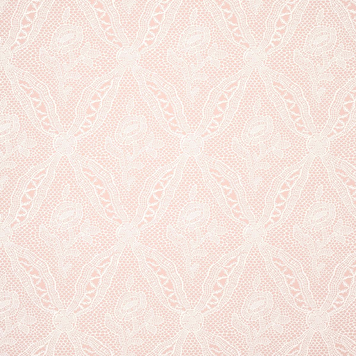 Schumacher Cosette Lace Wallpaper