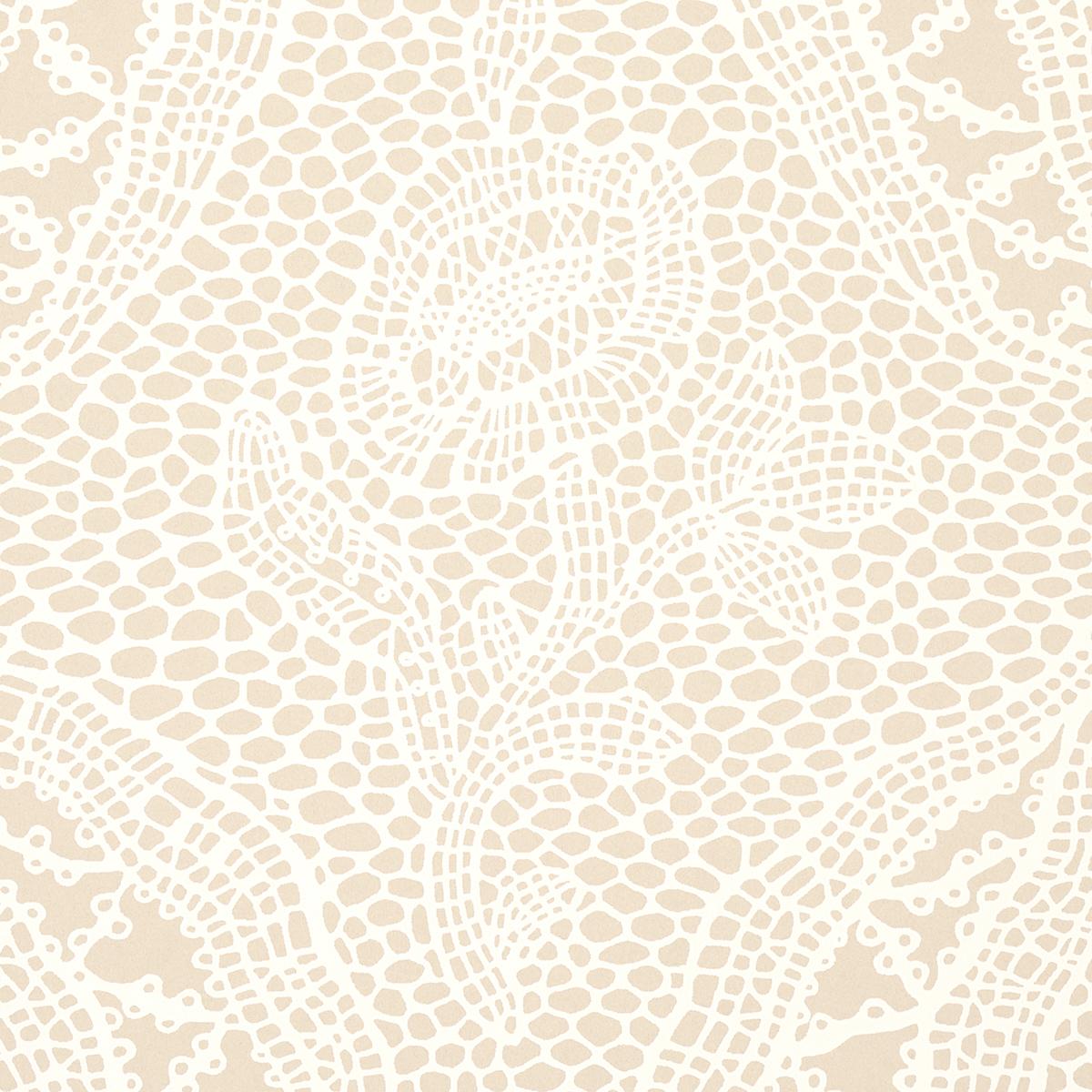 Schumacher Cosette Lace Wallpaper