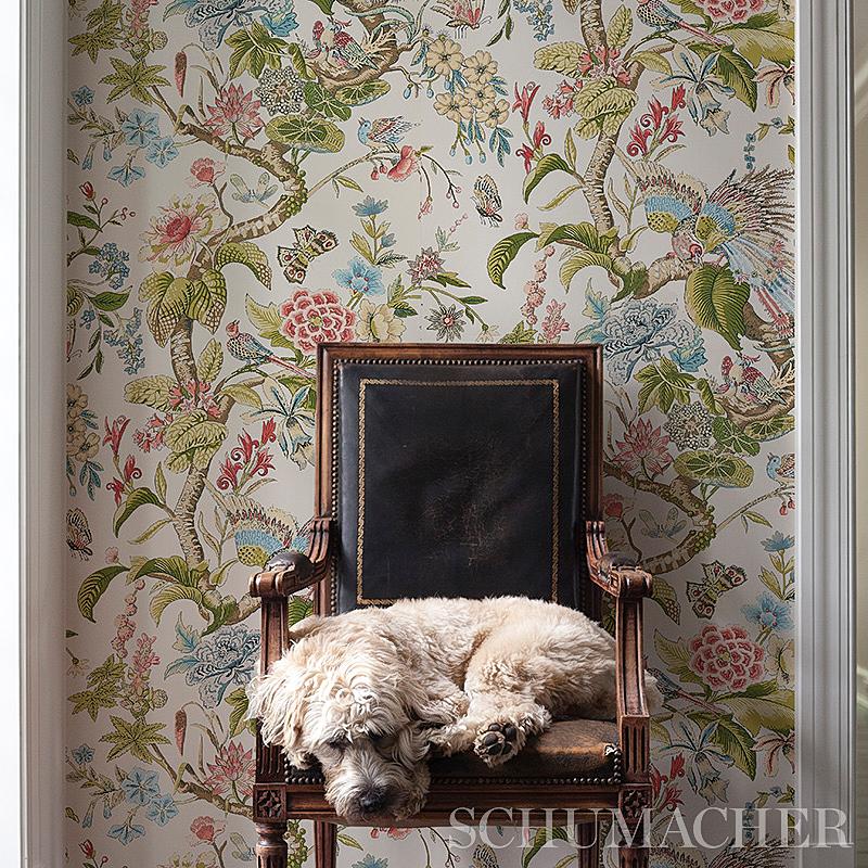 Schumacher Cranley Garden Print Wallpaper