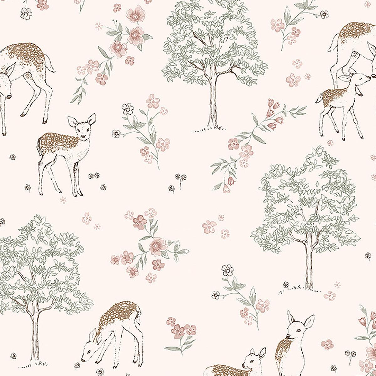 Schumacher Deer Love Wallpaper