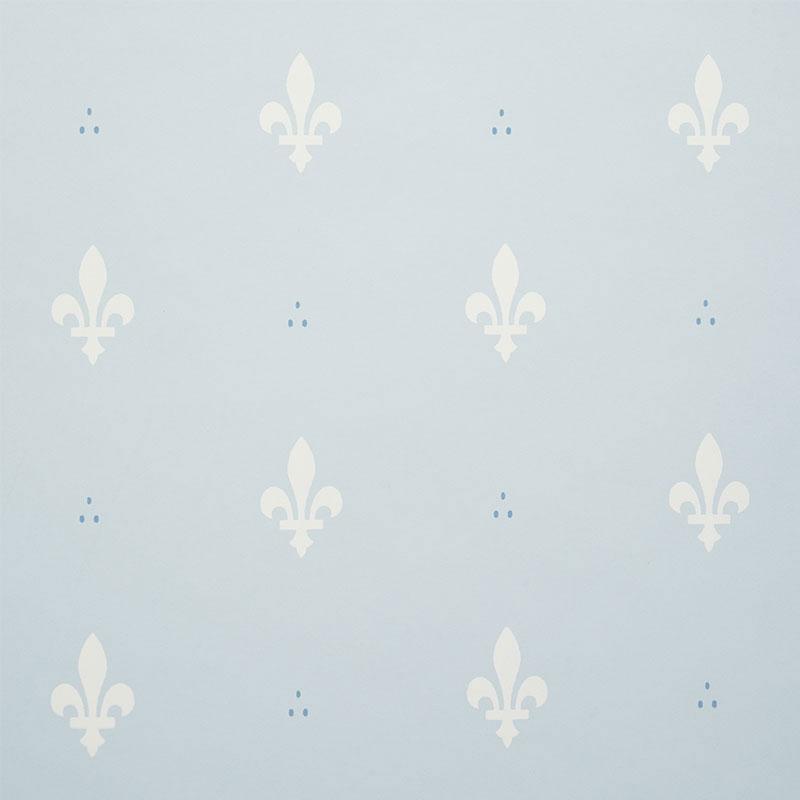 Schumacher Fleur De Lis Wallpaper