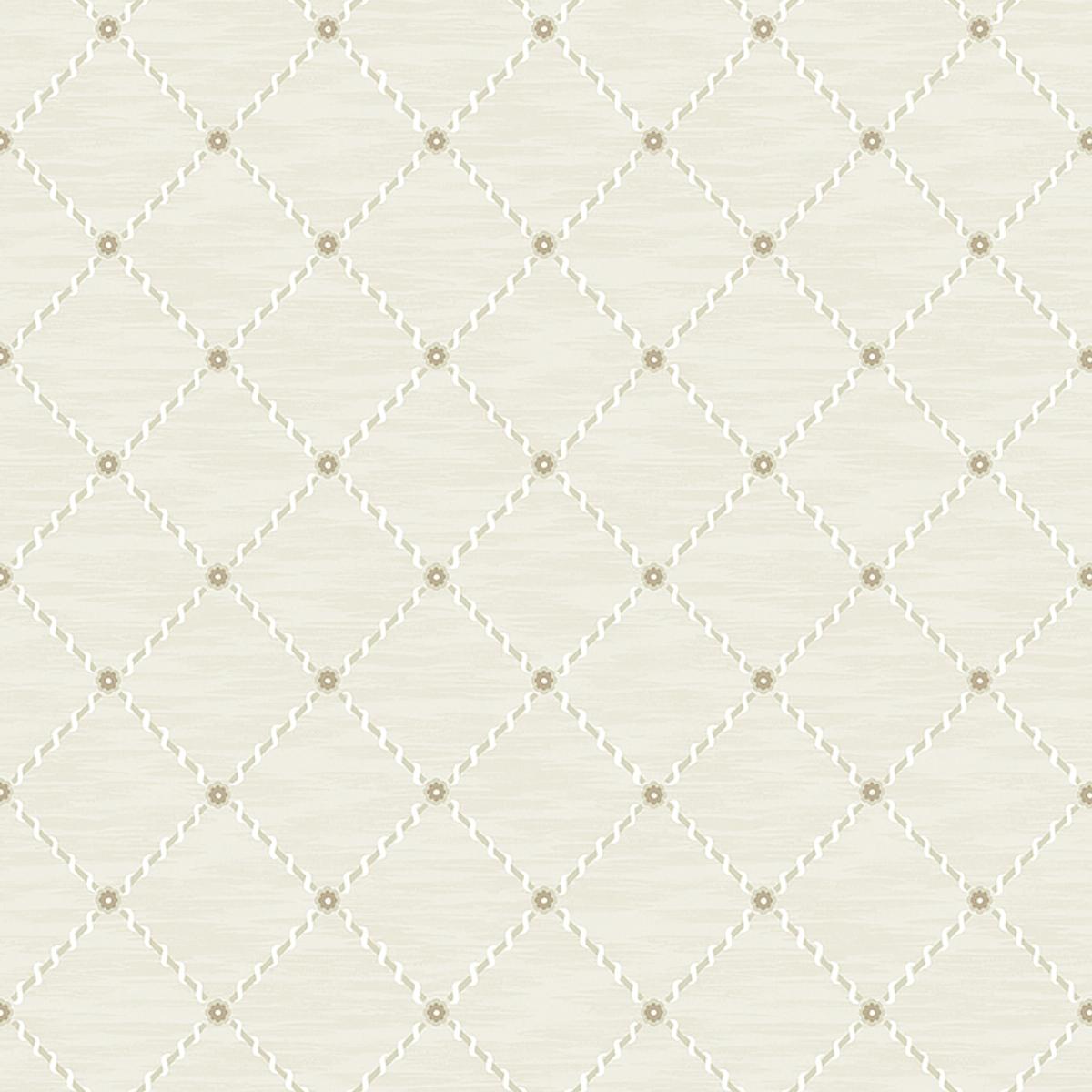 Schumacher Golden Trellis Wallpaper