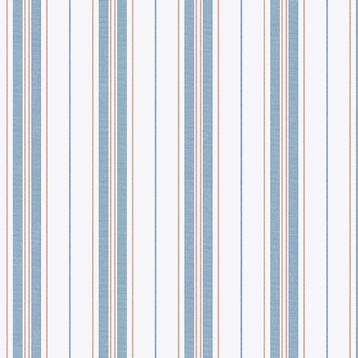 Schumacher Hamnskär Stripe Wallpaper