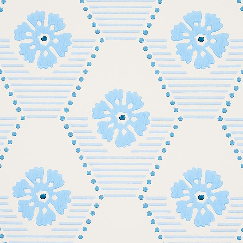 Schumacher Hive Bloom Print Wallpaper