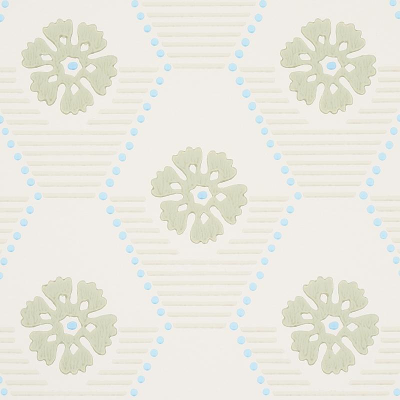 Schumacher Hive Bloom Print Wallpaper