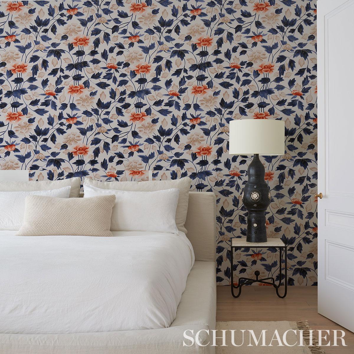 Schumacher Imari Wallpaper