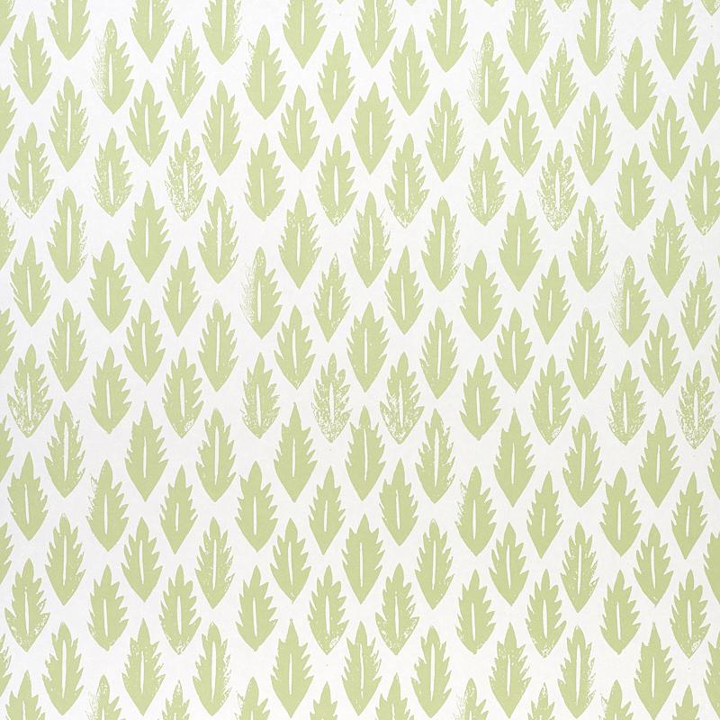 Schumacher Leaf Wallpaper