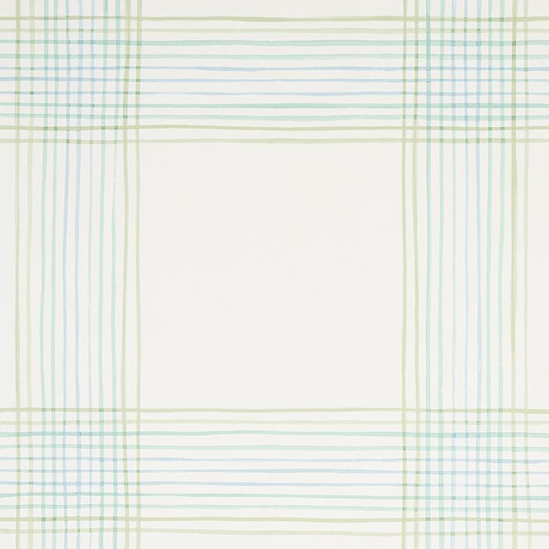 Schumacher Minerva Plaid Print Wallpaper