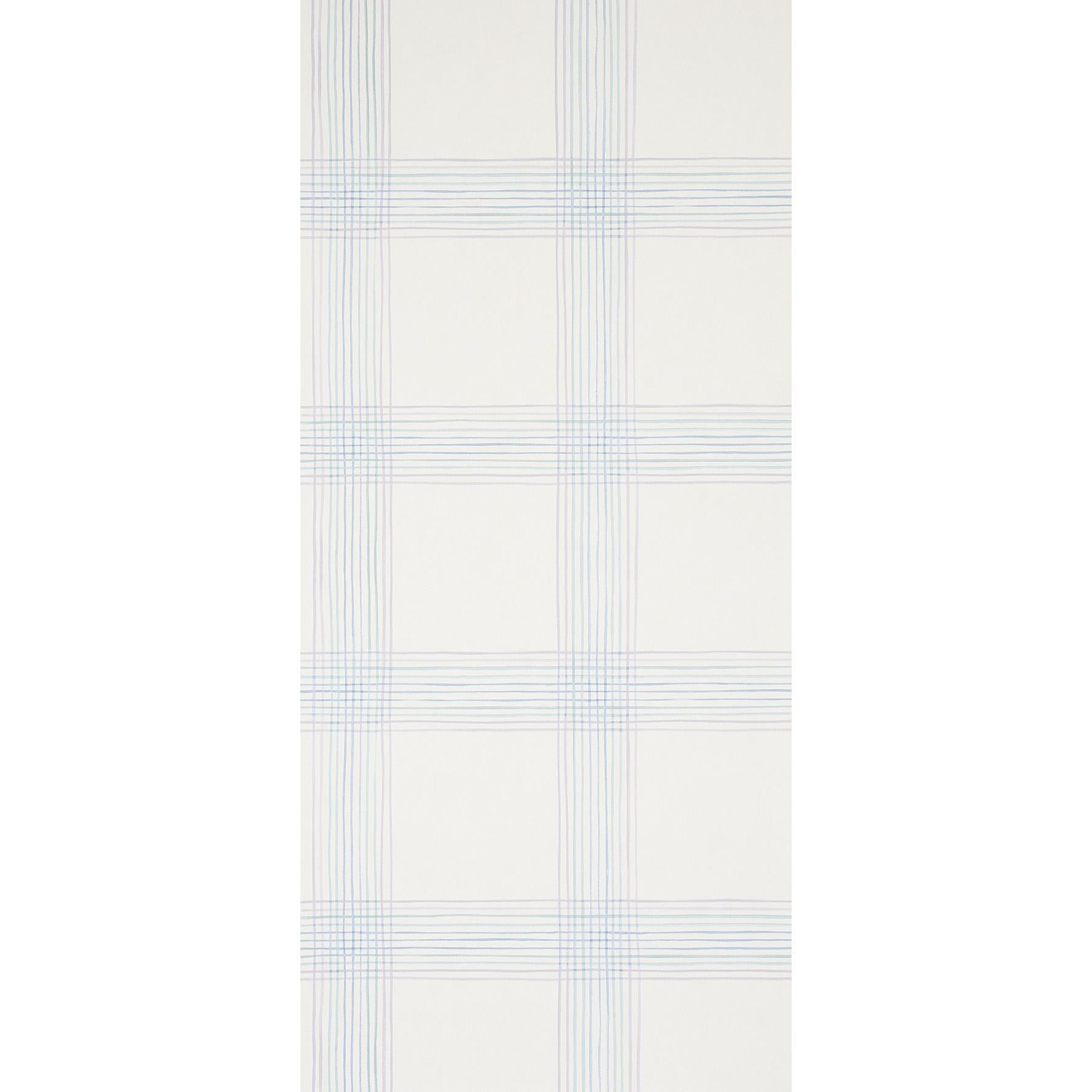 Schumacher Minerva Plaid Print Wallpaper