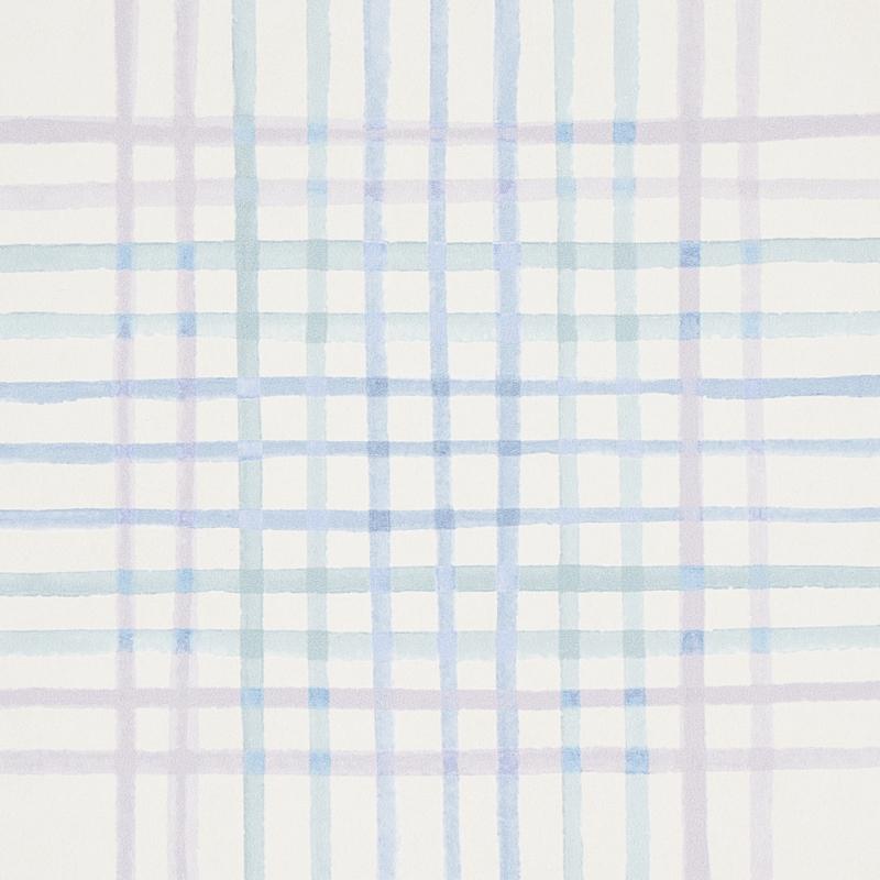 Schumacher Minerva Plaid Print Wallpaper