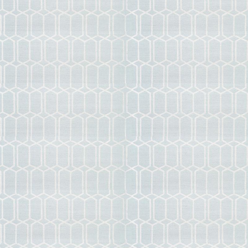 Schumacher Modern Trellis Sisal Wallpaper