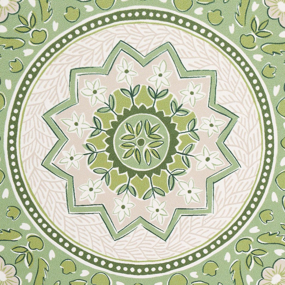 Schumacher Montecito Medallion Wallpaper