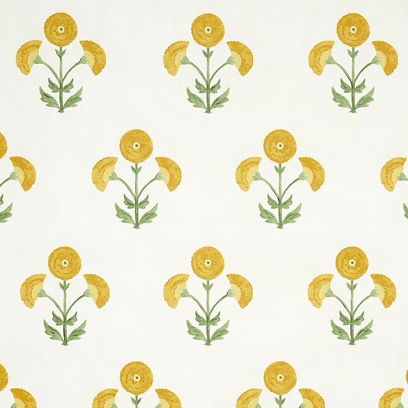 Schumacher Saranda Flower Wallpaper