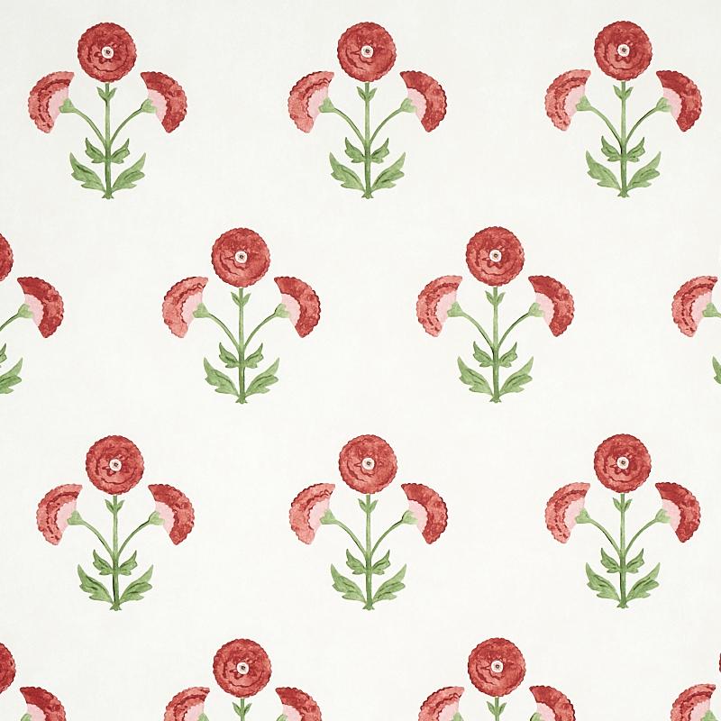 Schumacher Saranda Flower Wallpaper