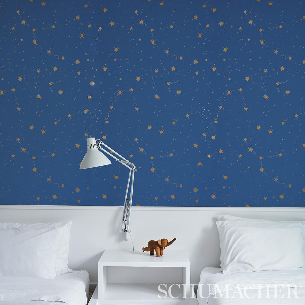 Schumacher Scattered Stars Wallpaper