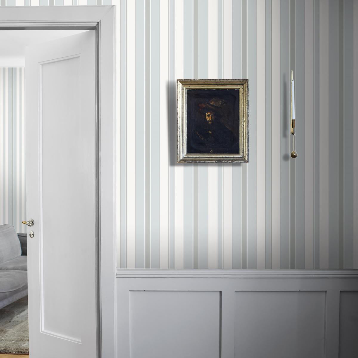 Schumacher Stockholm Stripe Wallpaper