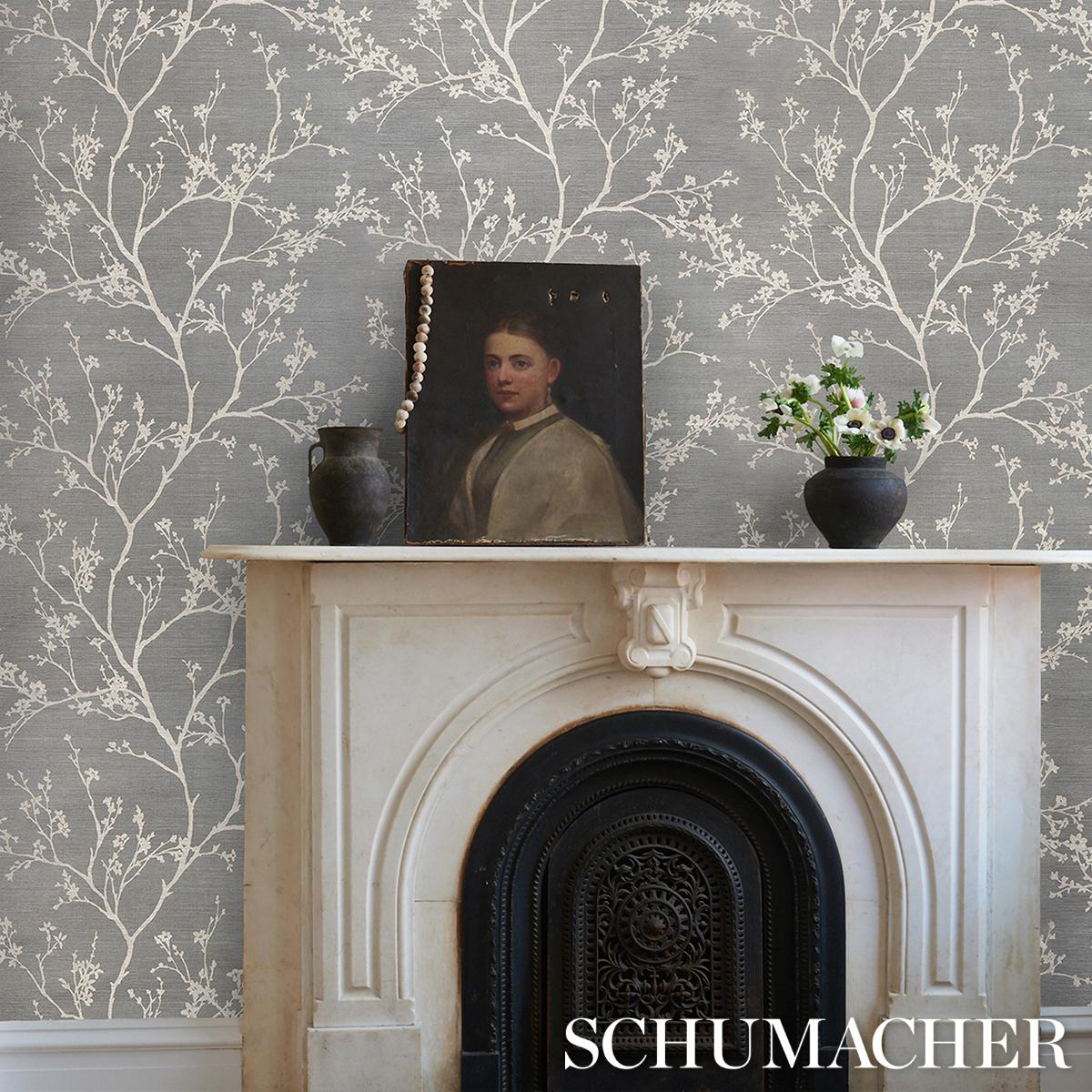 Schumacher Twiggy Sisal Wallpaper