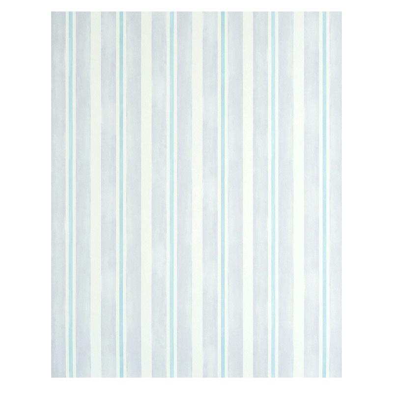 Schumacher Watercolor Stripe Wallpaper