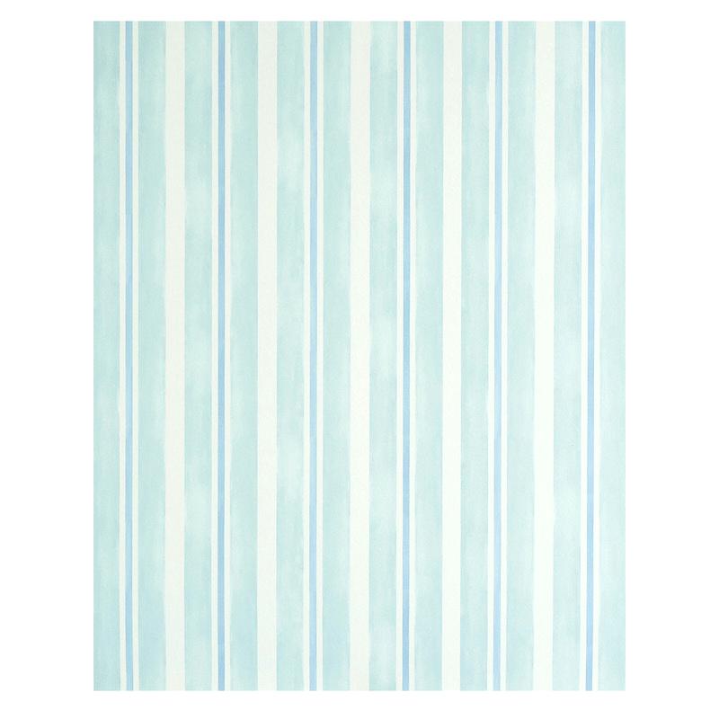 Schumacher Watercolor Stripe Wallpaper