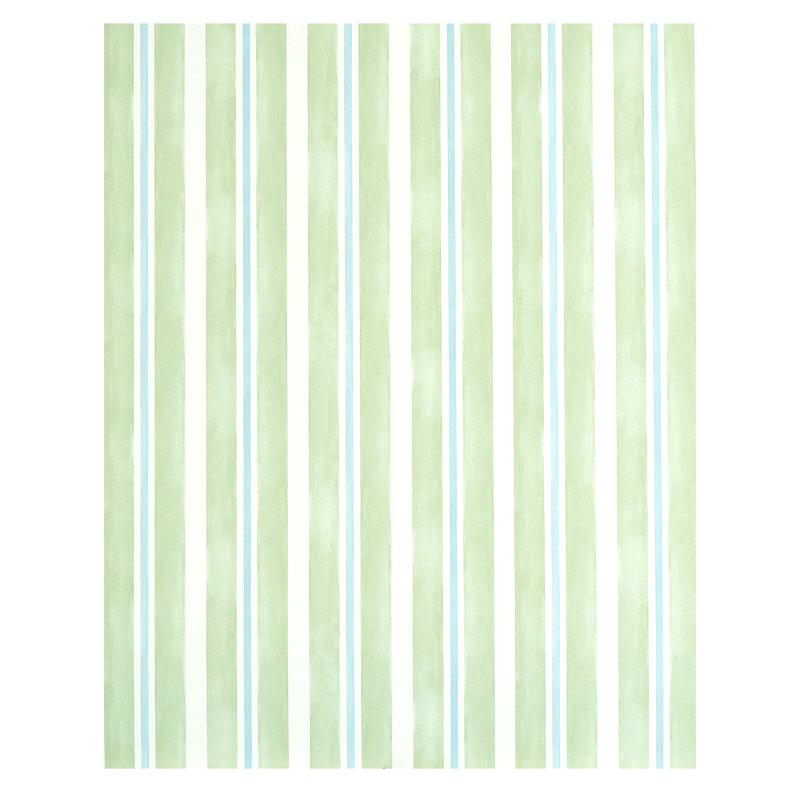 Schumacher Watercolor Stripe Wallpaper