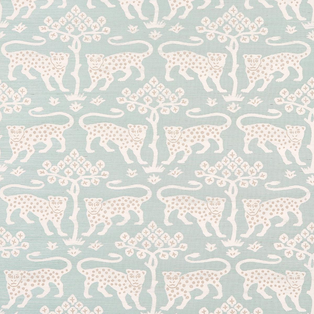 Schumacher Woodland Leopard Sisal Wallpaper