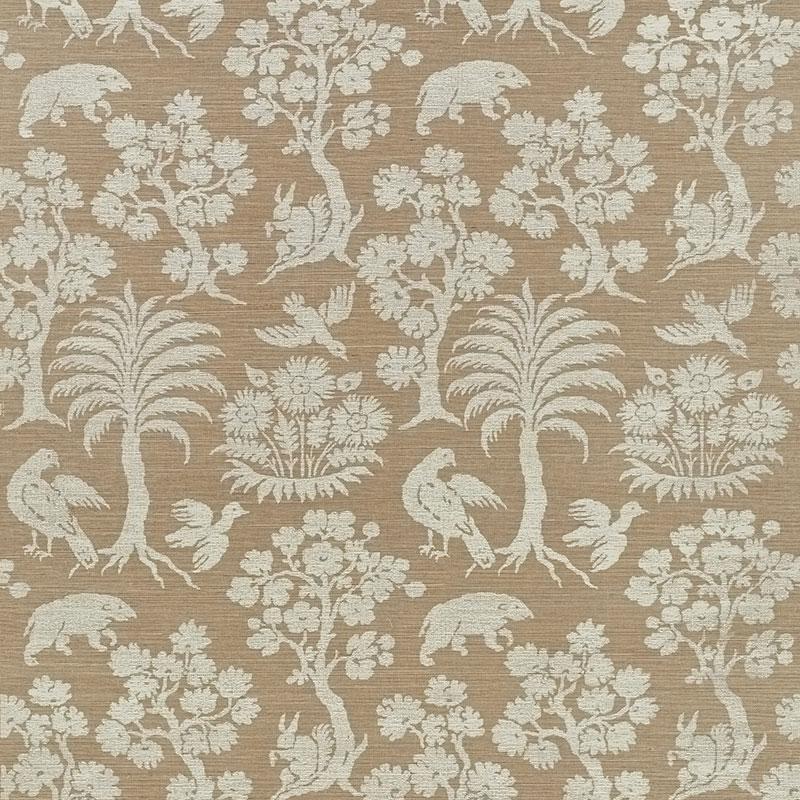 Schumacher Woodland Silhouette Sisal Wallpaper