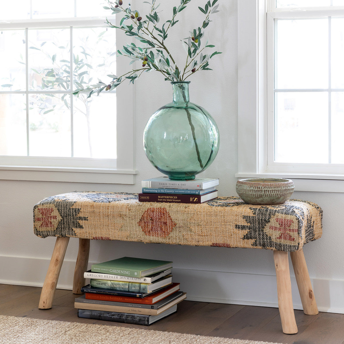 Sonoran Hand Woven Bench