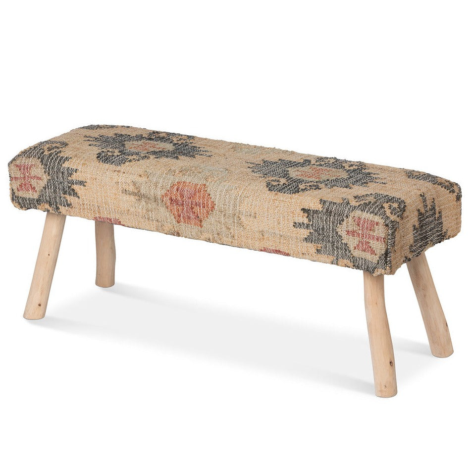 Sonoran Hand Woven Bench