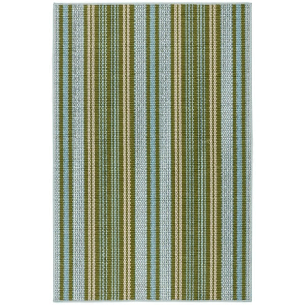 Stripe Multi Machine Washable Rug