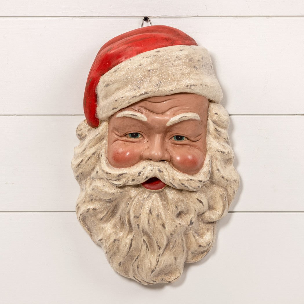 Vintage Santa Face Wall Decor