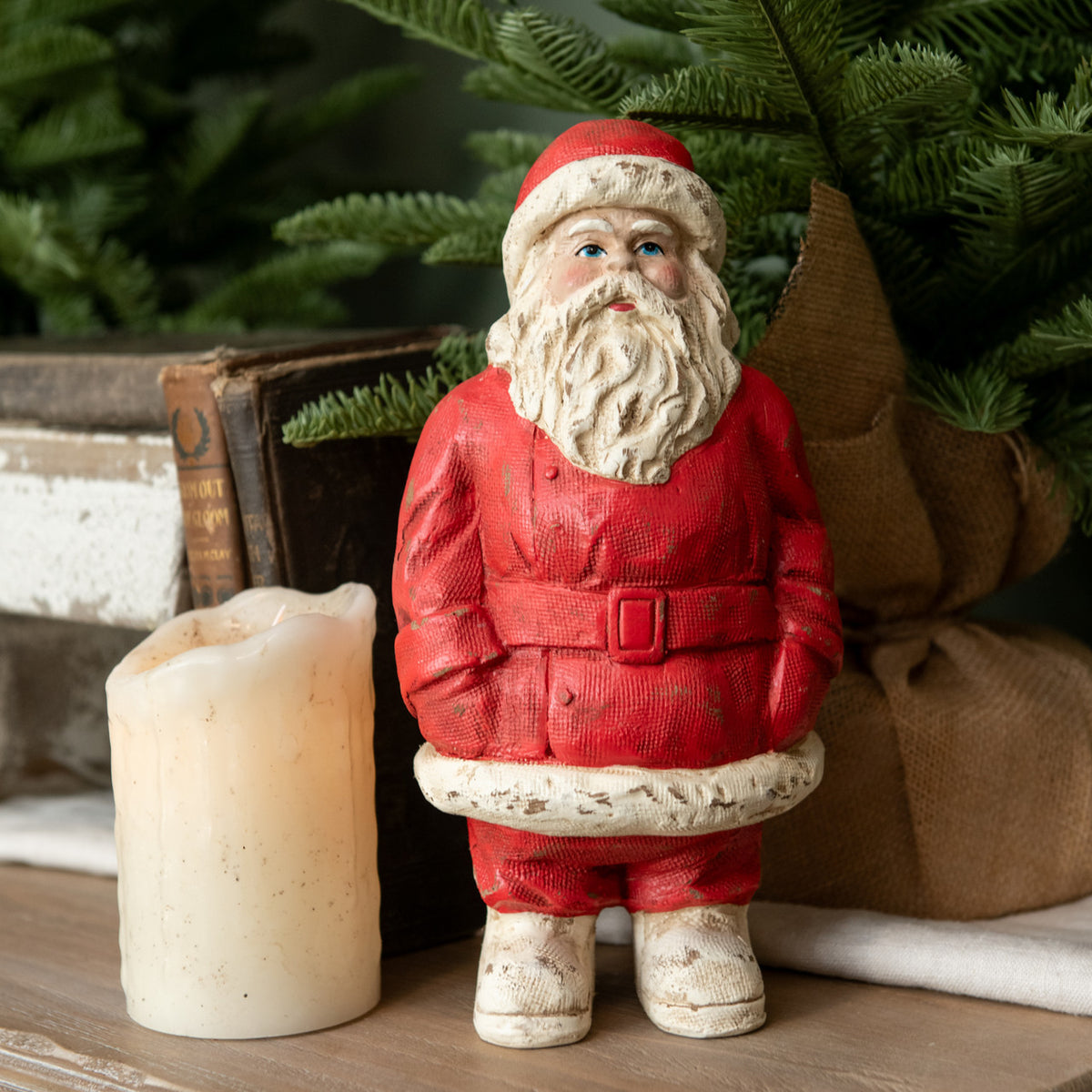 Red Vintage Santa