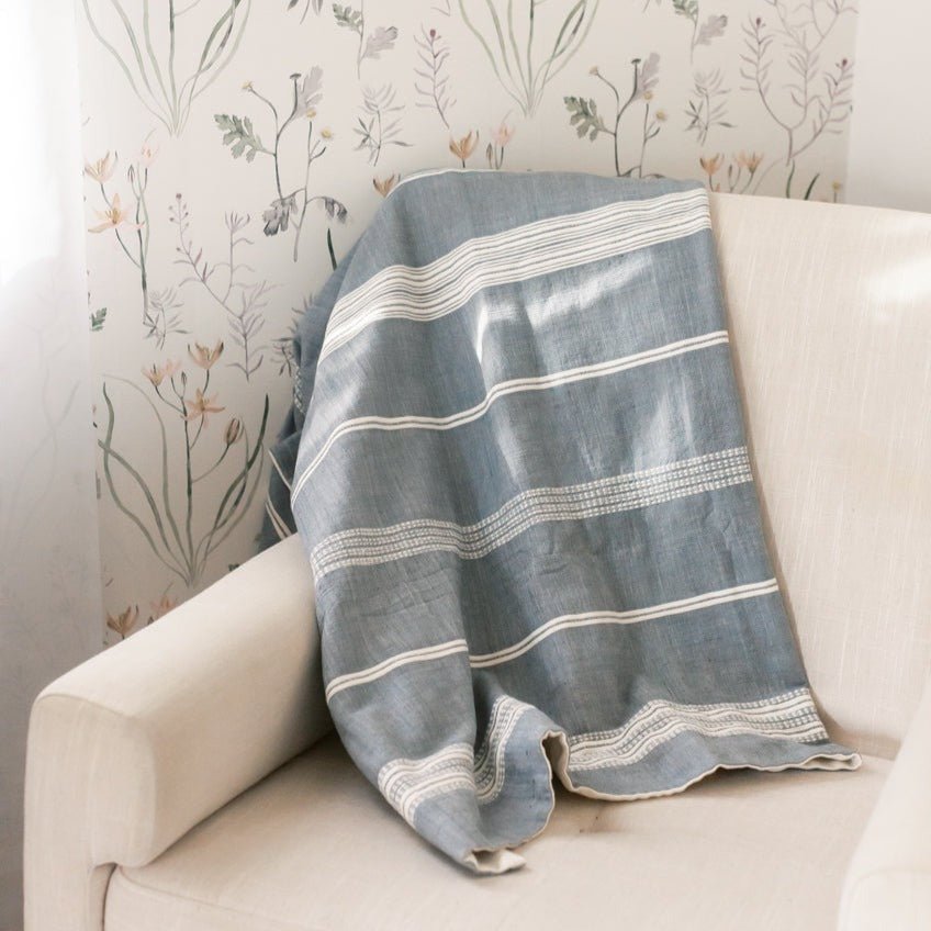 Aden Cotton Reversible Baby Blanket - A Cottage in the City