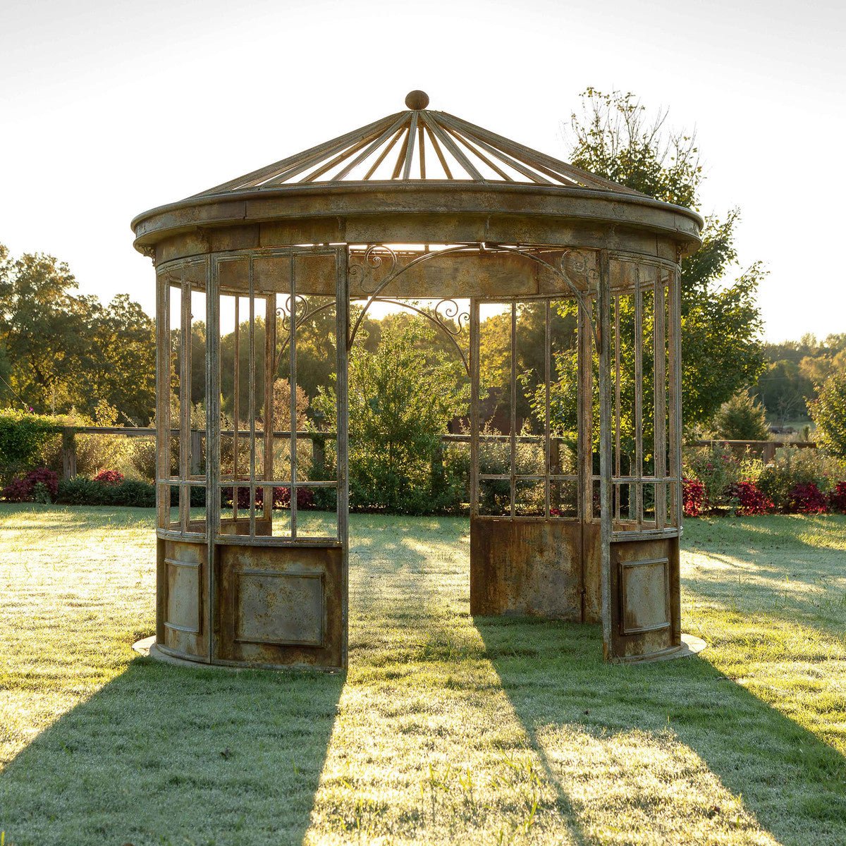 Aged Metal Gazebo - A Cottage in the City