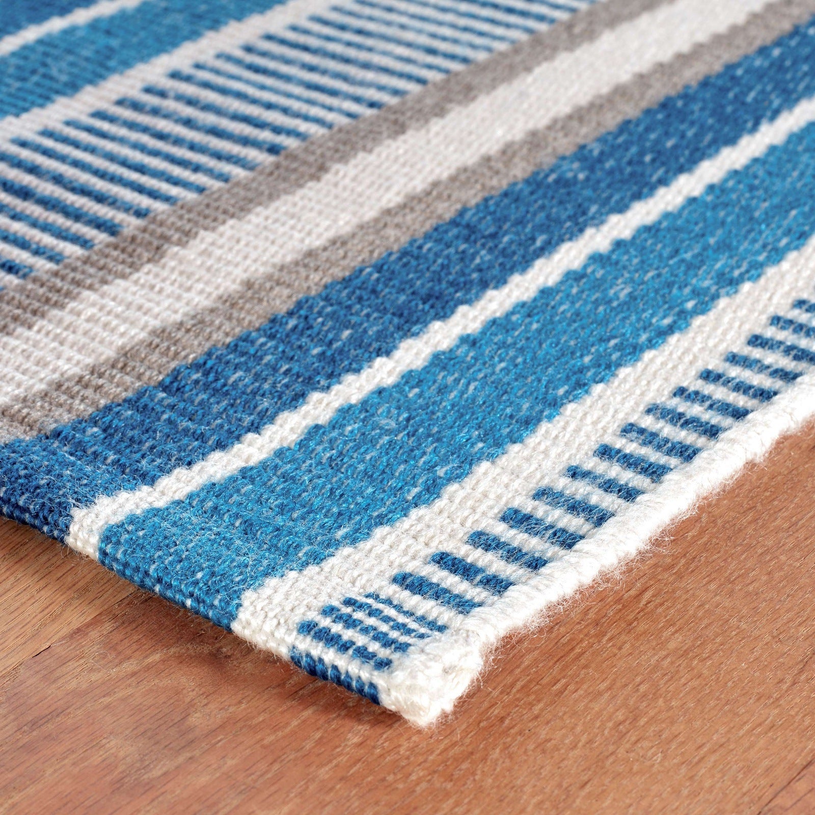 Always Greener Navy/French Blue Indoor/Outdoor Rug - A Cottage in the City