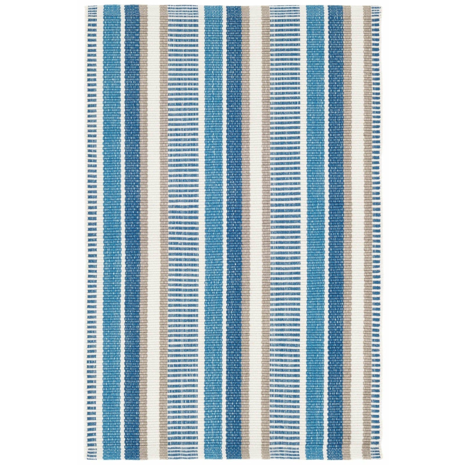 Always Greener Navy/French Blue Indoor/Outdoor Rug - A Cottage in the City