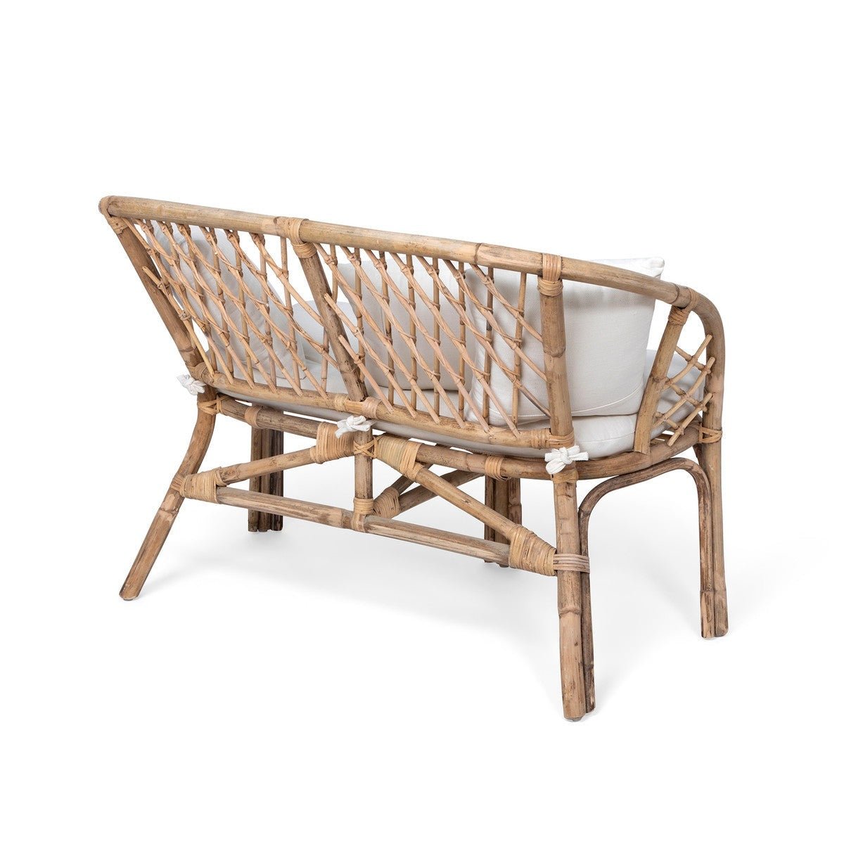 Angola Rattan Loveseat - A Cottage in the City