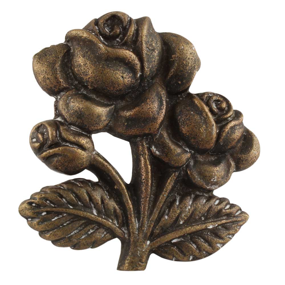 Antique Rose Iron Knob - A Cottage in the City