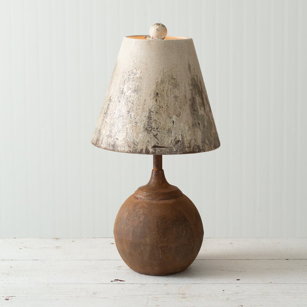 Antique Style Cannon Ball Table Lamp - A Cottage in the City