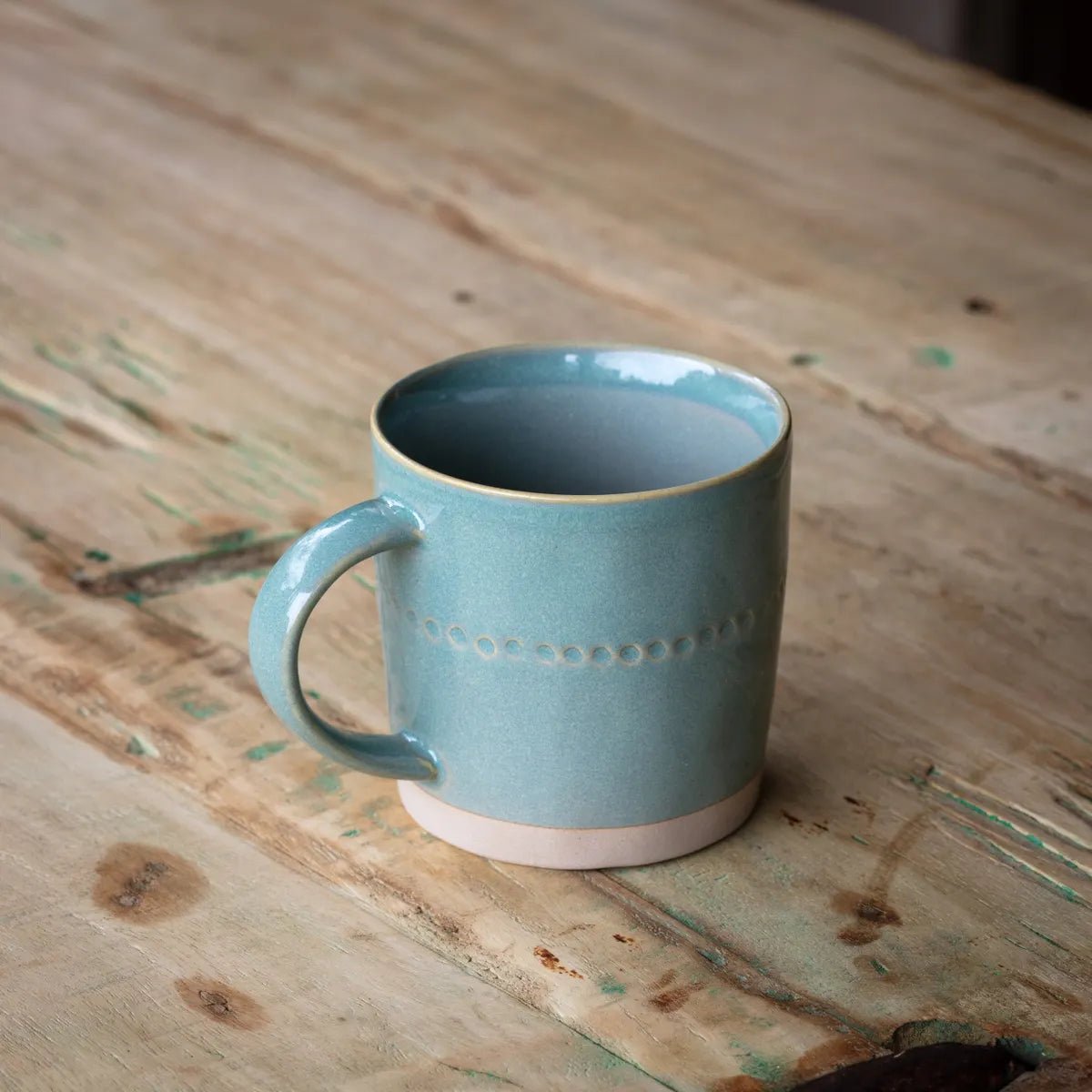 Araucana Green Coffee Mug Set - A Cottage in the City