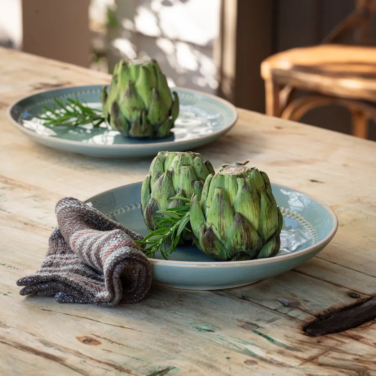 Araucana Green Pasta Bowl Set - A Cottage in the City