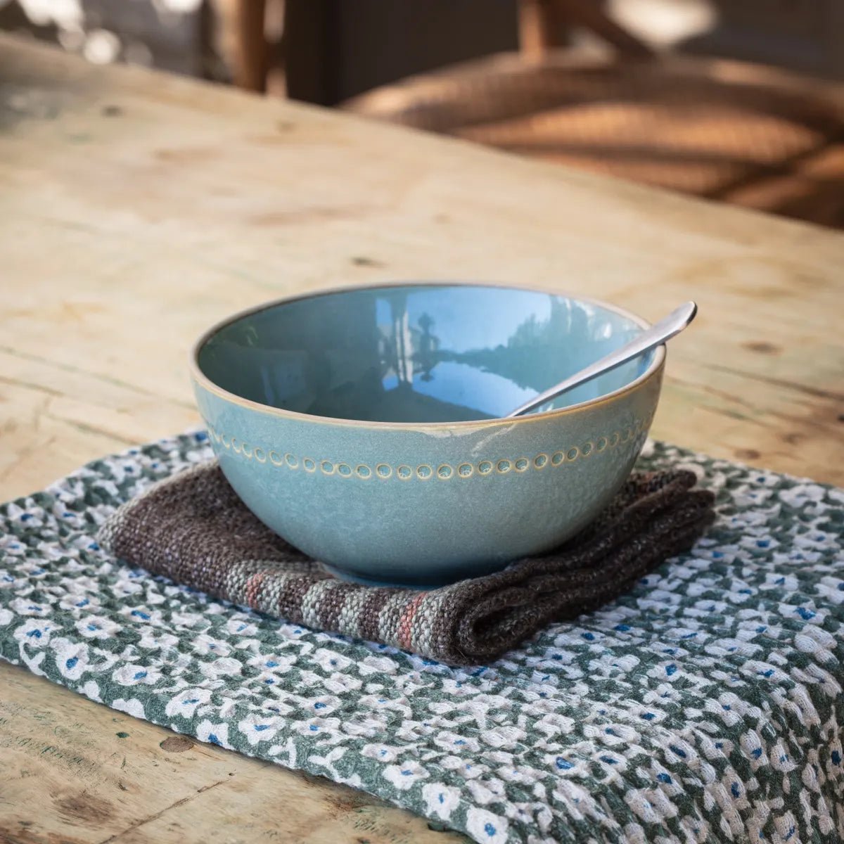 Araucana Green Soup Bowl Set - A Cottage in the City