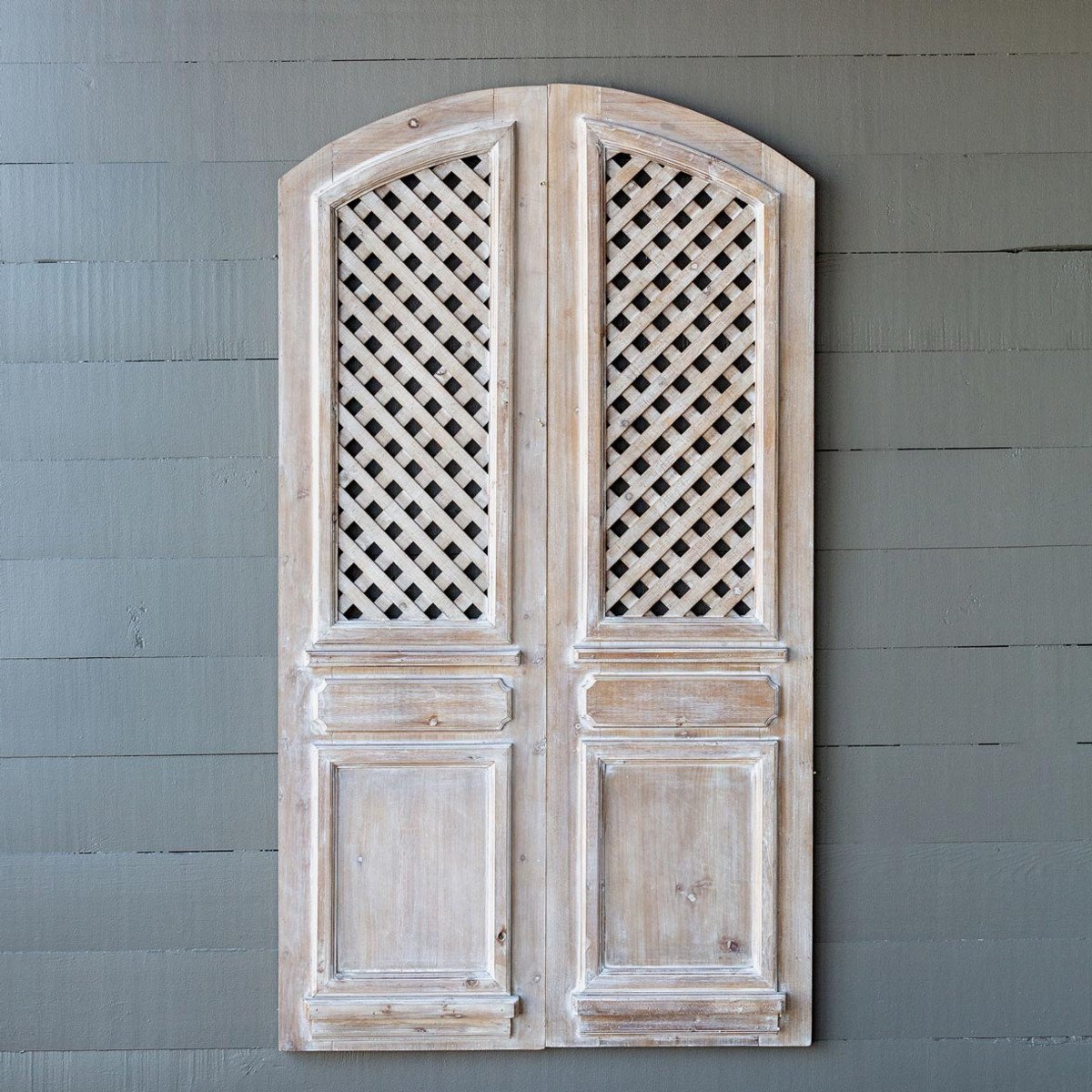 Arched Lattice Work Panels S/2 - A Cottage in the City