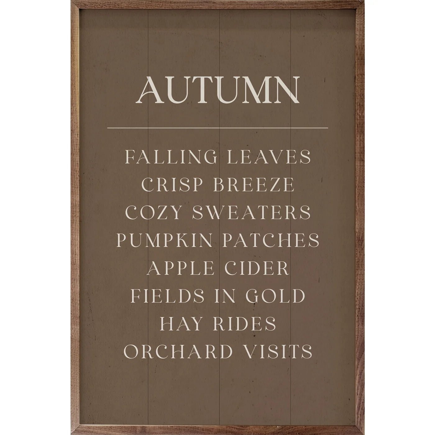 Autumn Comforts Wood Framed Print - A Cottage in the City