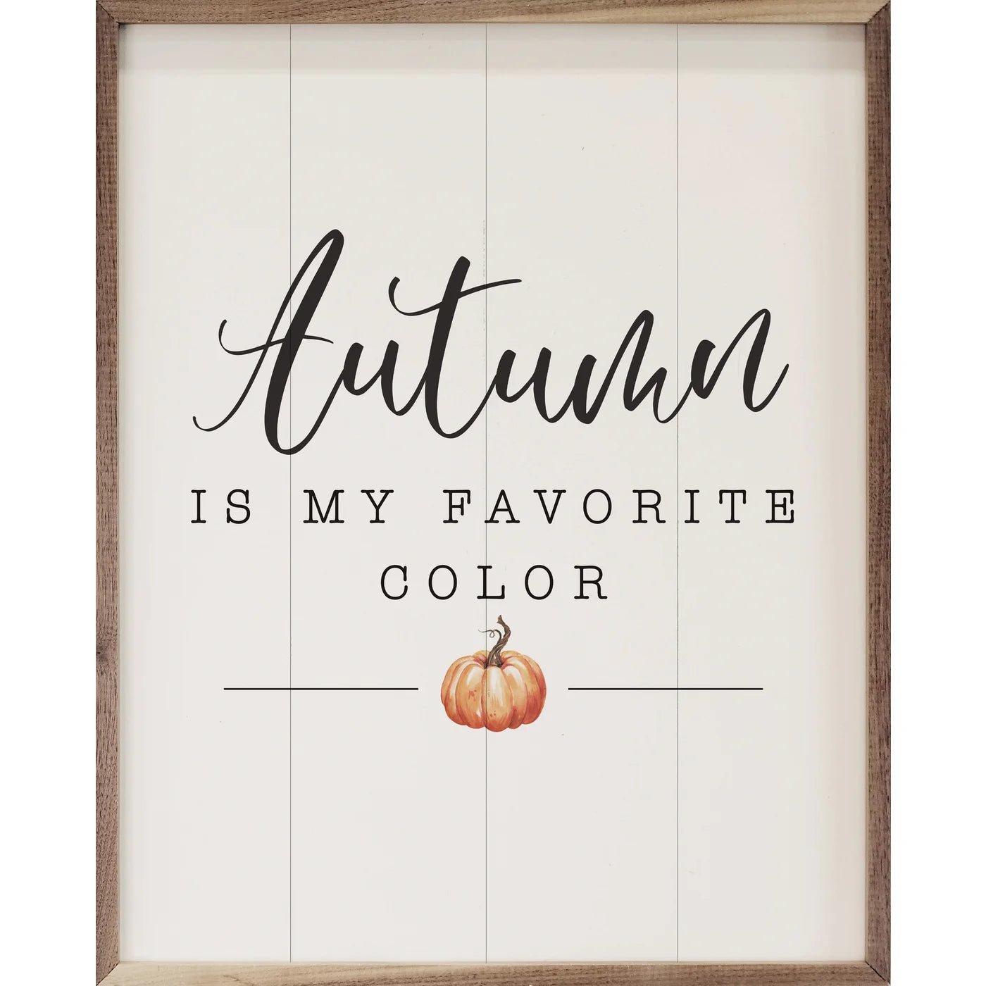 Autumn Is My Favorite Color Wood Framed Print - A Cottage in the City