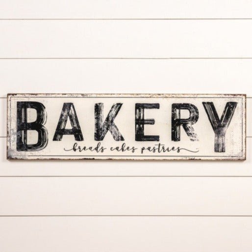 Bakery Breads Cakes Pastries Metal Sign - A Cottage in the City