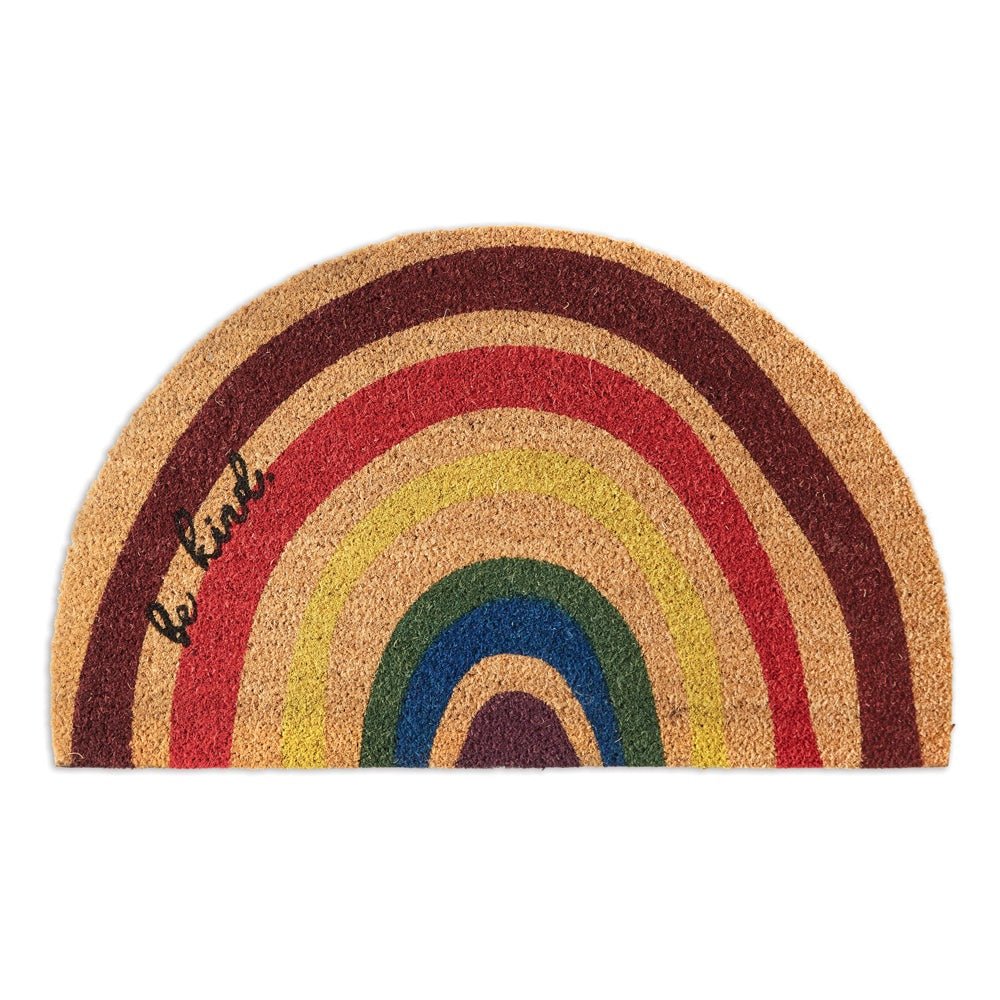 Be Kind Rainbow Door Mat - A Cottage in the City