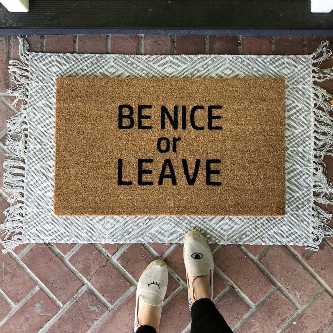 Be Nice Or Leave Doormat - A Cottage in the City