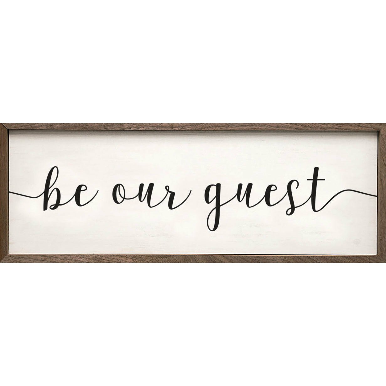 Be Our Guest Wood Framed Print - A Cottage in the City