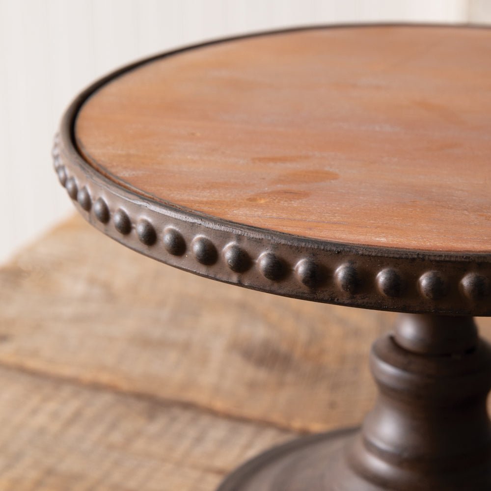 Beaded Round Pedestal Set of 3 - A Cottage in the City