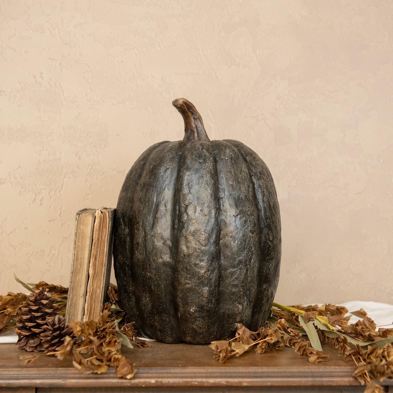 Black Mache Pumpkin - A Cottage in the City